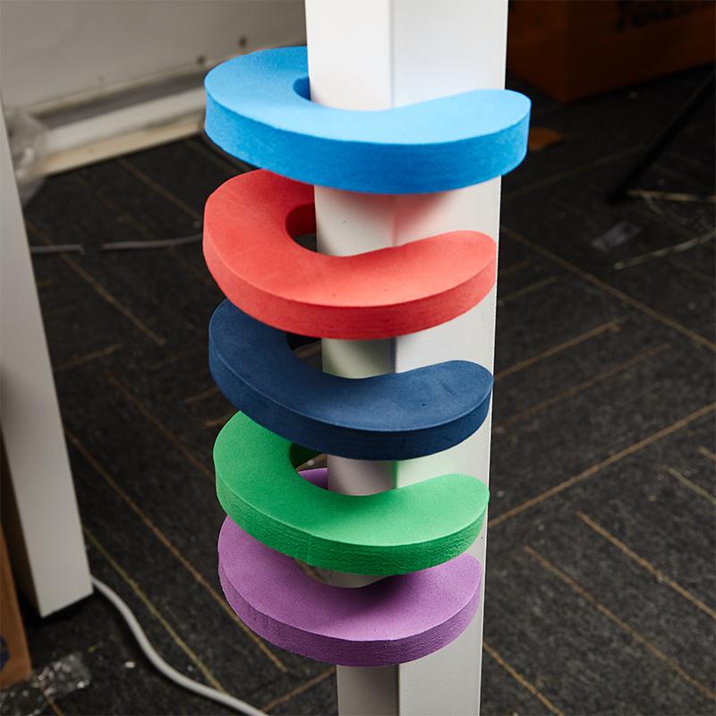 5Pcs Safety Finger Foam Door Stopper Locks Children Protection C Shape Door Clip