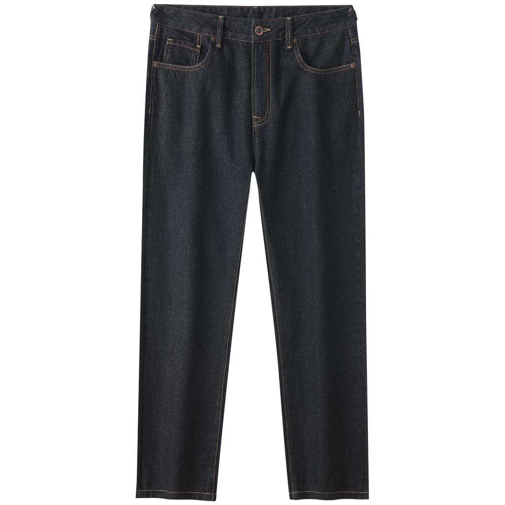 CAMEL Urban Function Series Jeans Men's Black Moderate Straight Fit Pants M13CAJB060
