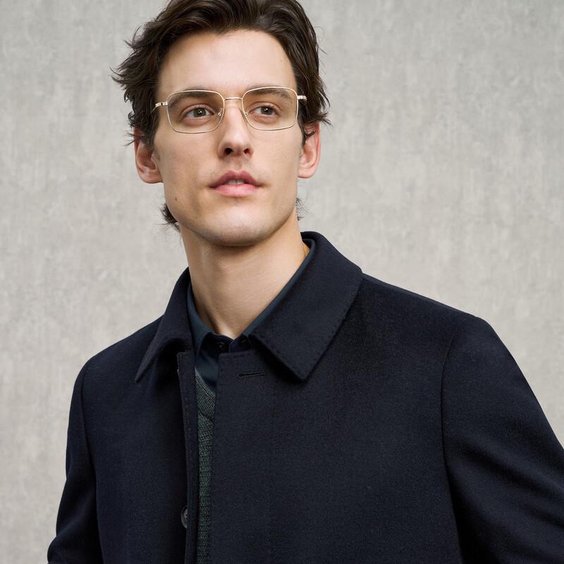 Эрдош (ЭМЗ) Мужское пальто оверсайз из кашемировой смеси с лацканами