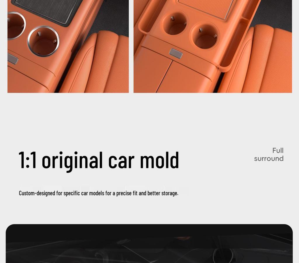Силиконовый коврик для центральной консоли AITO New M7/M8, ящик для хранения, нижний слой, держатель для салфеток