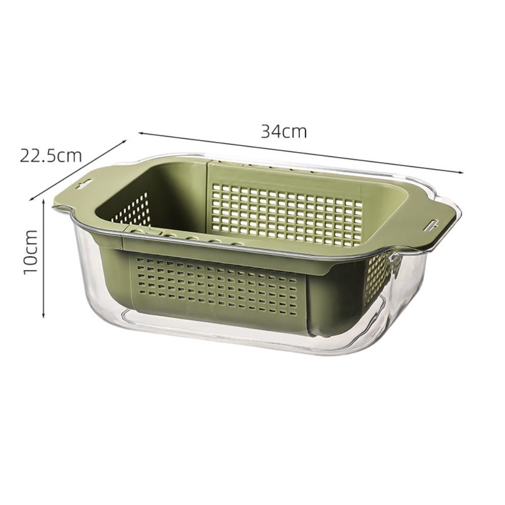 Containers Wash&Drainer Basket Multifunctional Storage Basket Kitchen Drain Basket  Fresh Vegetable
