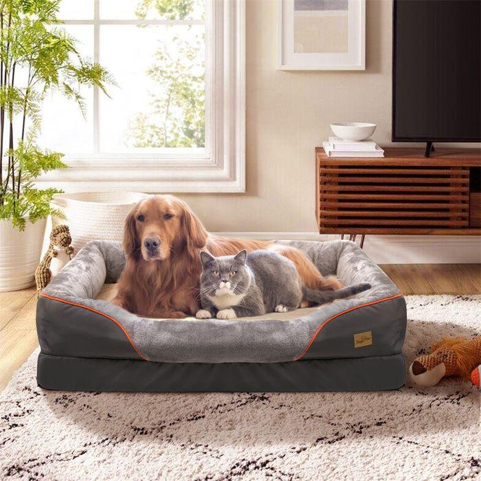 Orthopedic Dog Basket - UNHO - XXL - 120x90x30cm - Removable cover - Washable