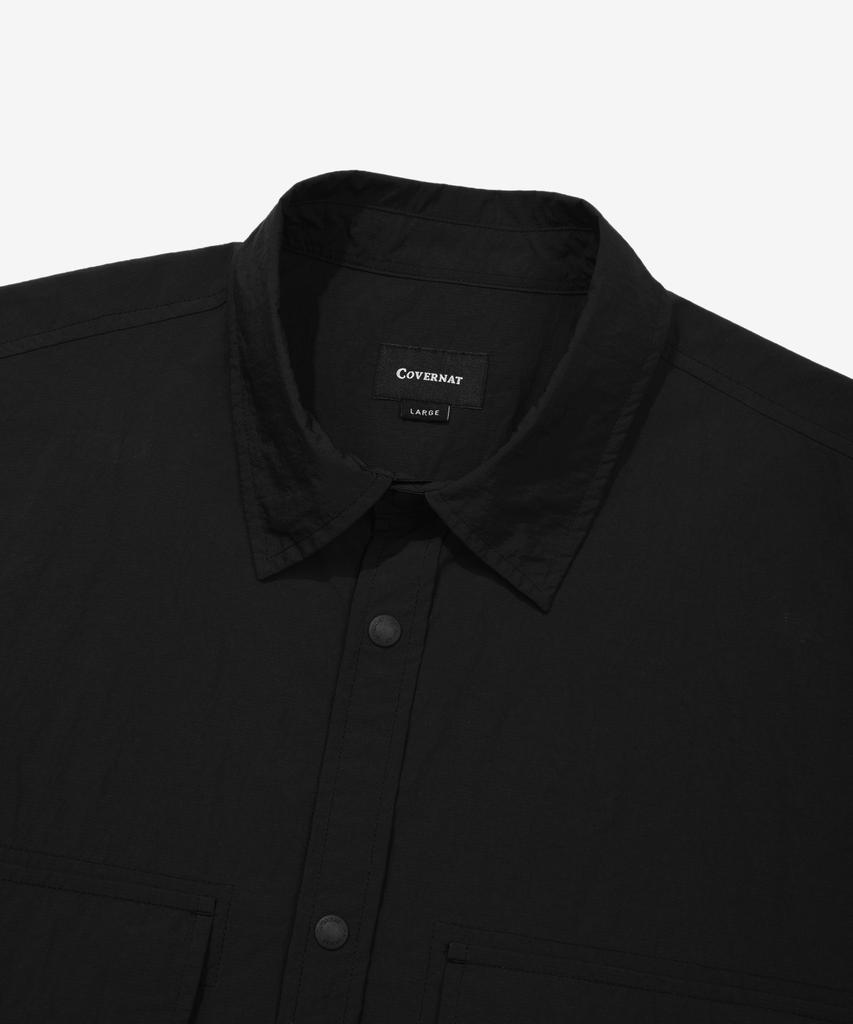 COVERNAT Work Nylon Shirt Black