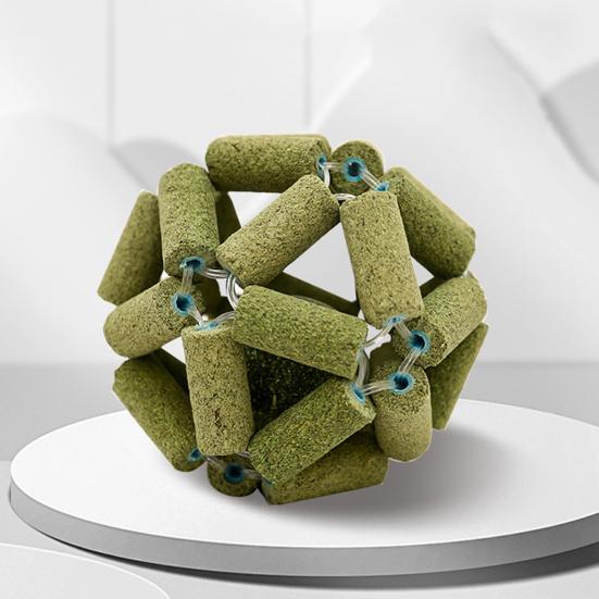 Catnip Toys Natural Silvervine Stick Cage Ball Catnip Ball Toy Pet Teeth Cleaning Molar Tool Cat Chew Toy for Indoor Cats