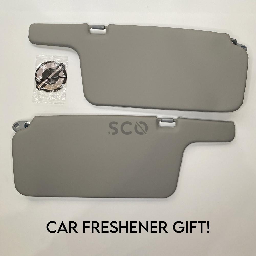 Подходит для Honda Civic HB, комплект солнцезащитного козырька слева-справа, серый 2001-2002-2003-2004-2005