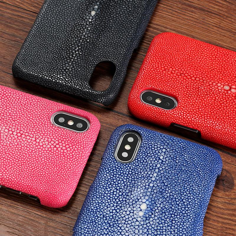 Роскошный чехол из натуральной кожи ската для Apple iPhone 15 13 12 11 14 Pro Max 15Pro 14Pro 14Plus 15 Plus 13Pro 12Pro Cover