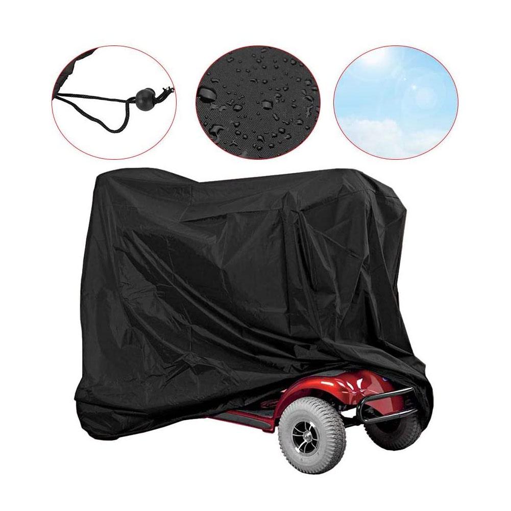 Mobility Scooter Storage Cover, Scooter Storage Cover,  Cover with Elastic Drawstring, Sun  for Mobility Scooters