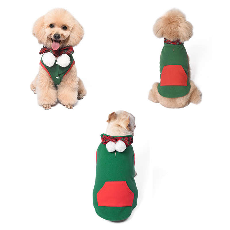 Костюм для питомца на Рождество для собак Одежда для питомцев на Рождество для домашних животных Накидка для собак Халат Товары для питомцев и одежда для собак
