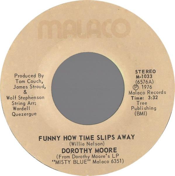 7inch Record DOROTHY MOORE - Funny How Time Slips Away / Ain't T M1033 Malaco Records 1976 US Soul/Funk Used