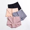 3-Pack Women's High-Waist Cotton Boxer Briefs: Anti-Chafe, Tummy Control, Large Sizes