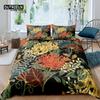 Предметы для дома Роскошный 3D Винтажные цветы Постельное белье Пододеяльник Наволочка Детский постельный комплект Размер Queen и King EU/US/AU/UK