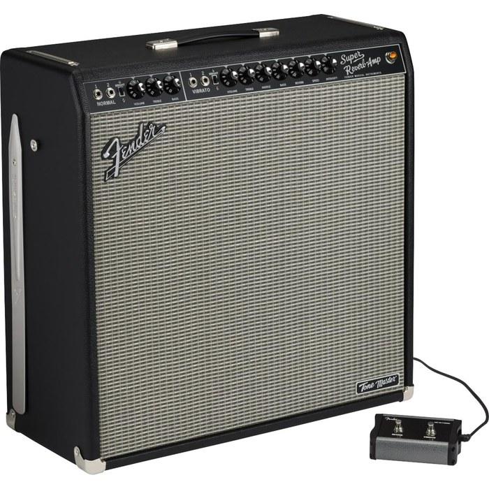 Усилитель Fender Tone Master Super Reverb, 100 В, Япония, Черный и Серебристый