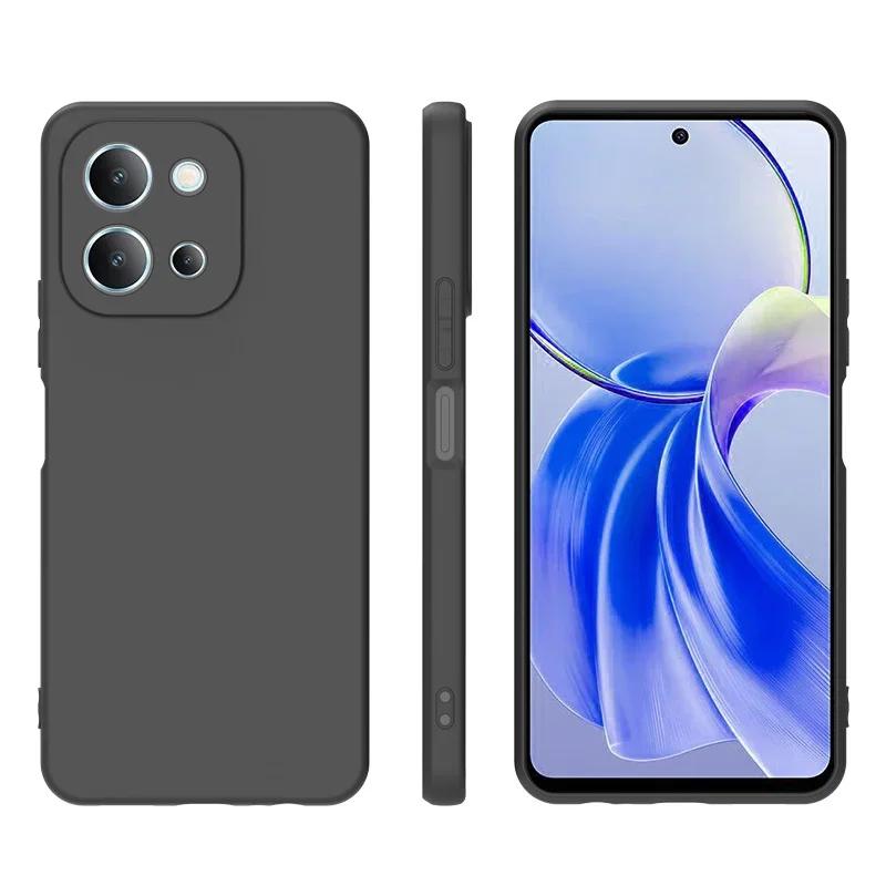 Для VIVO Y28 4G Чехол V2352 ТПУ Мягкий Черный Тонкий Матовый Силиконовый Задняя Крышка Для Vovo Y 28 VivoY28 Чехлы для Телефона Carcase Fundas Shell