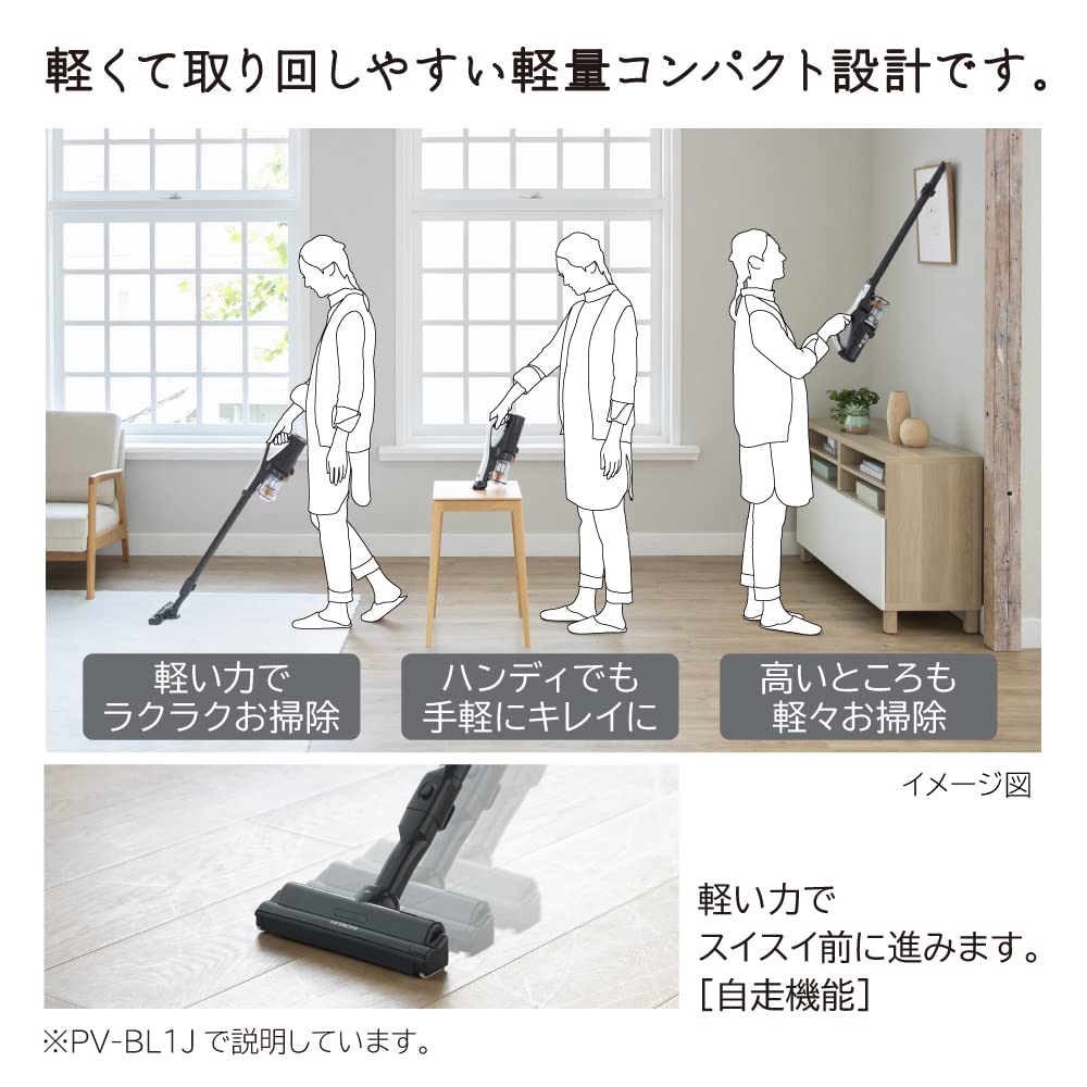 Hitachi Lightweight Compact Easy Stick White PV-BL1J