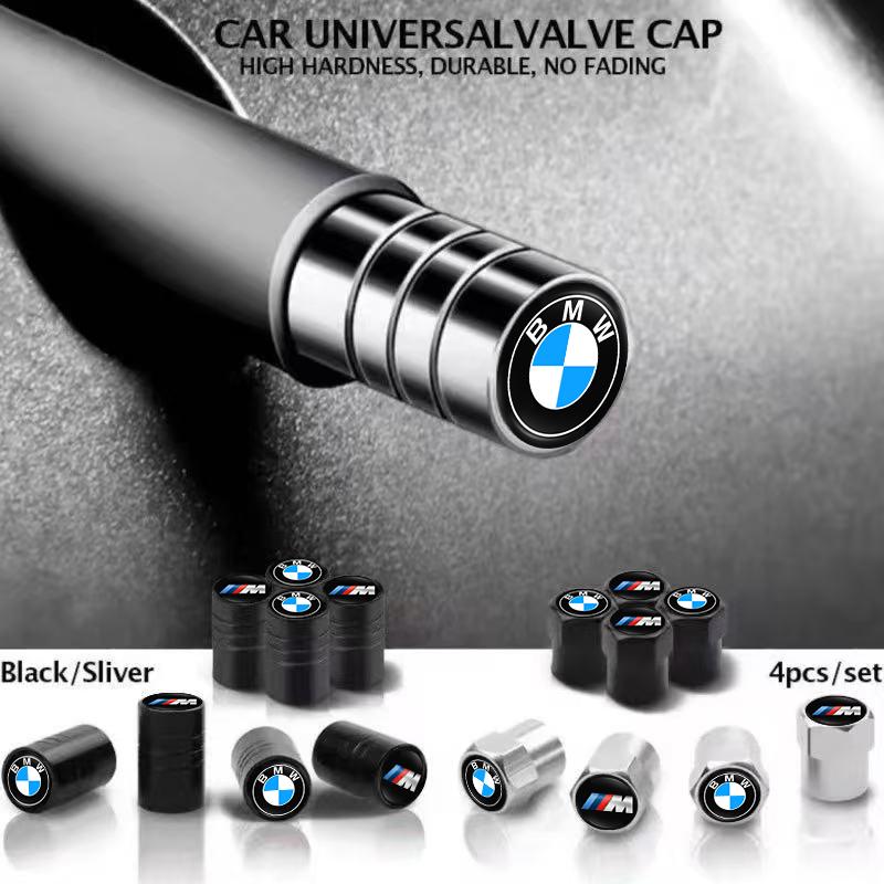 4Pcs Car Aluminium Alloy Tire Cap Valve Cover Accessories For BMW G01 G02 F22 F23 E46 E93 E39 G26 F01 F02 F06 G32 G20 G29 X3 X5 AKI3