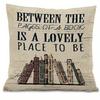Домашний Декор Читайте Больше Книг и Любите Читать Подушки Узор Наволочка Подходит для Дивана Спальни Автомобиля Наволочка