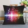 Music Theme Series Pillowcases, Living Room Sofa Chair Cushion Covers, Bedroom Home Decoration Gifts