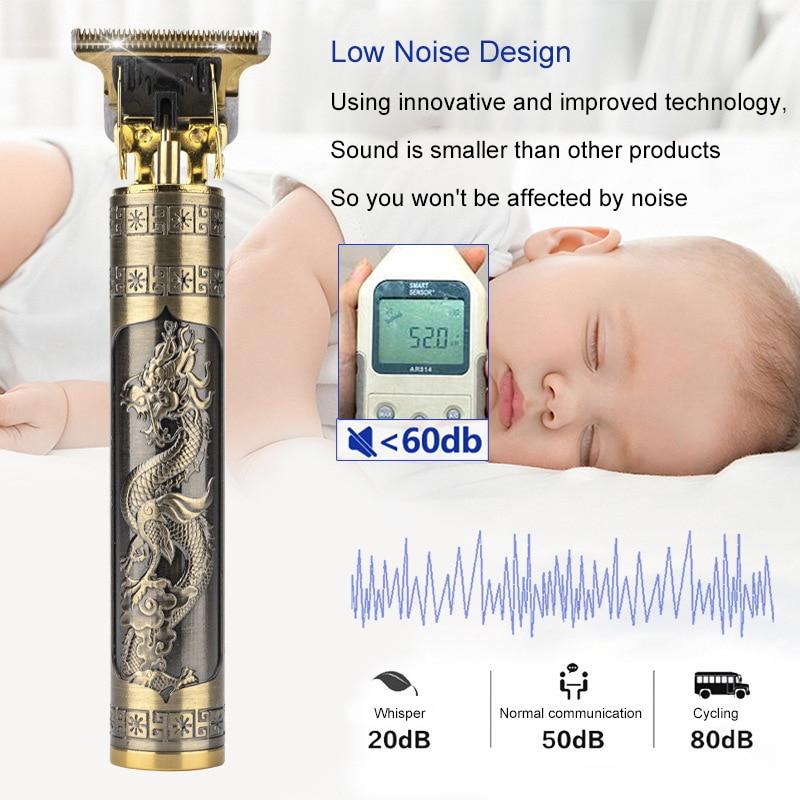 Электрическая машинка для стрижки волос Профессиональная беспроводная машинка для стрижки волос с USB Профессиональный триммер для бороды Набор для стрижки волос Машина для стрижки волос