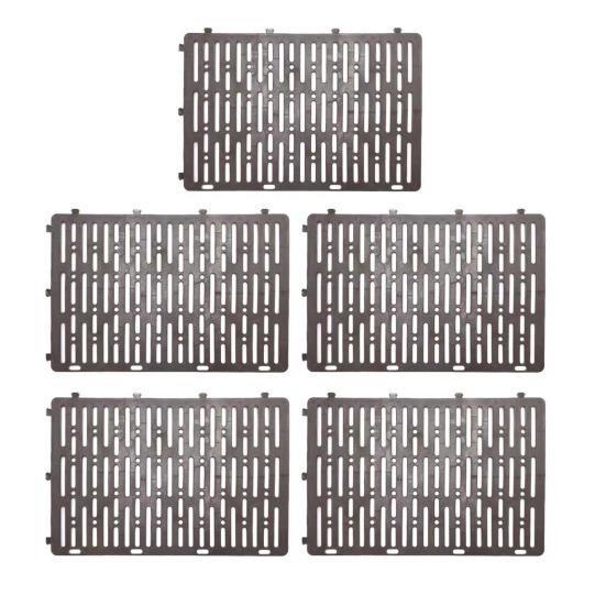 5 шт. защитный чехол для дерева, гибкий, блокирующийся, пластиковый, расширяемый, для защиты ствола дерева