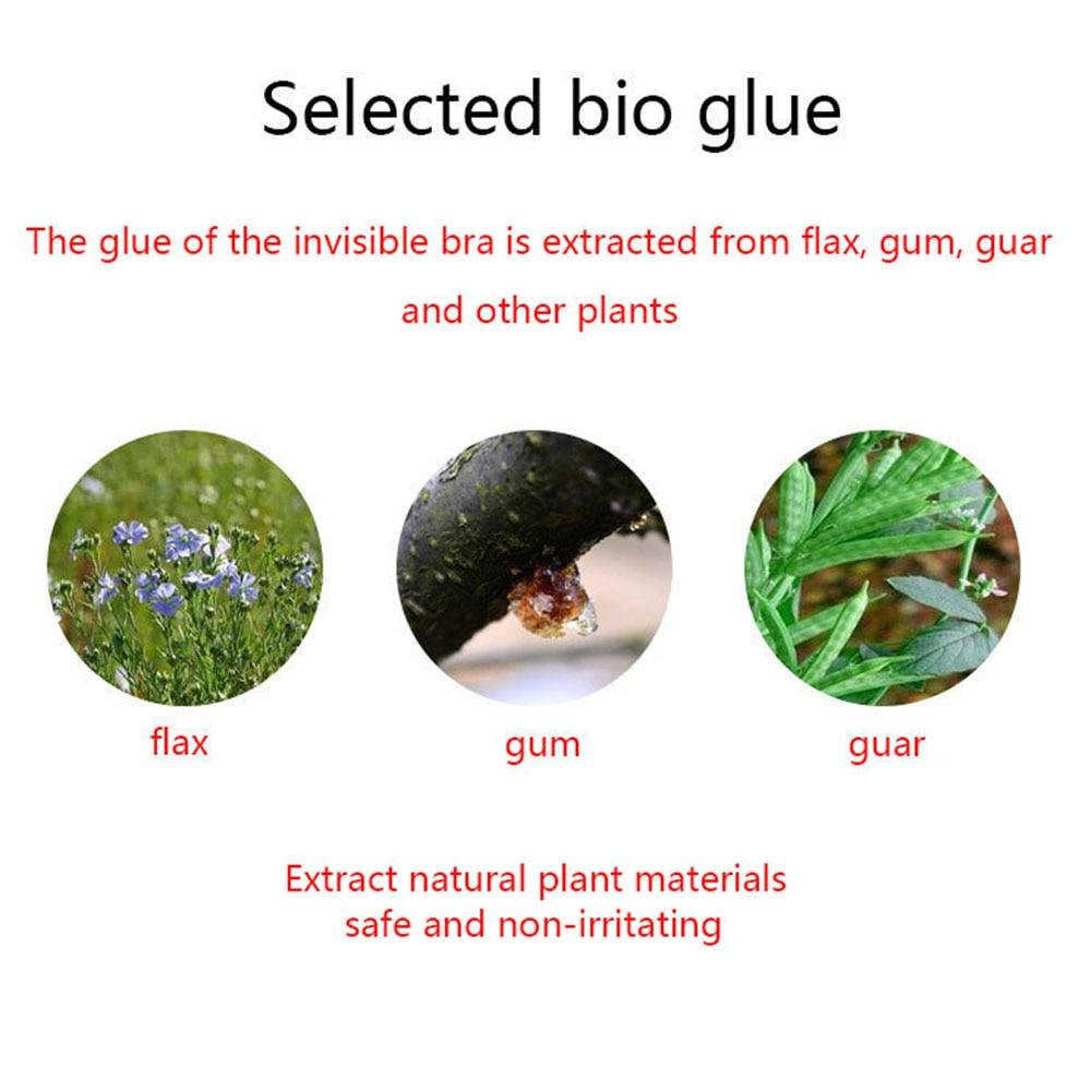 Invisible Bra Covers Breast Lift Tape Push Up Strapless Pads Sticky Seamless Backless