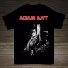 Редкая Футболка Merry Christmas Adam Ant Черная Полная Печать Подарок Для Фаната Унисекс