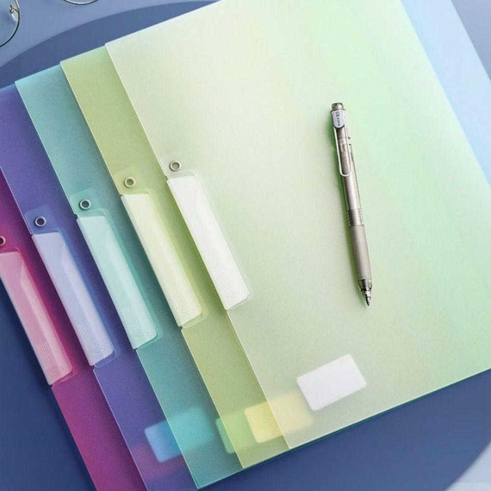 Receipt Holder A4 Clipboard File Folder Paper Organizer Loose Leaf File Binder Paper Memo Clip