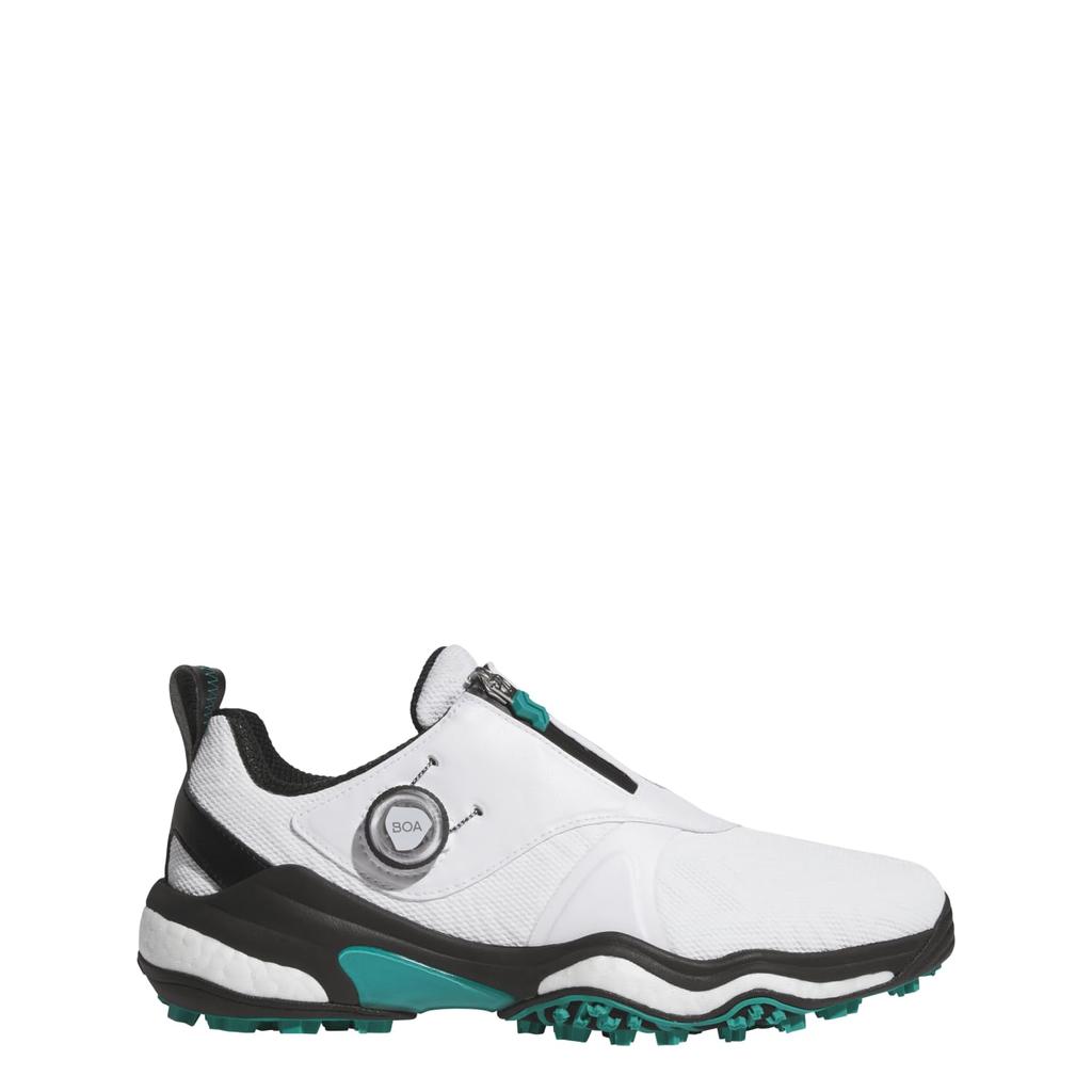 Adidas Golf Code Chaos 25 Boa Golf Size Cm Men's Shoes, White/Core Black/Pure Teal, 26.0
