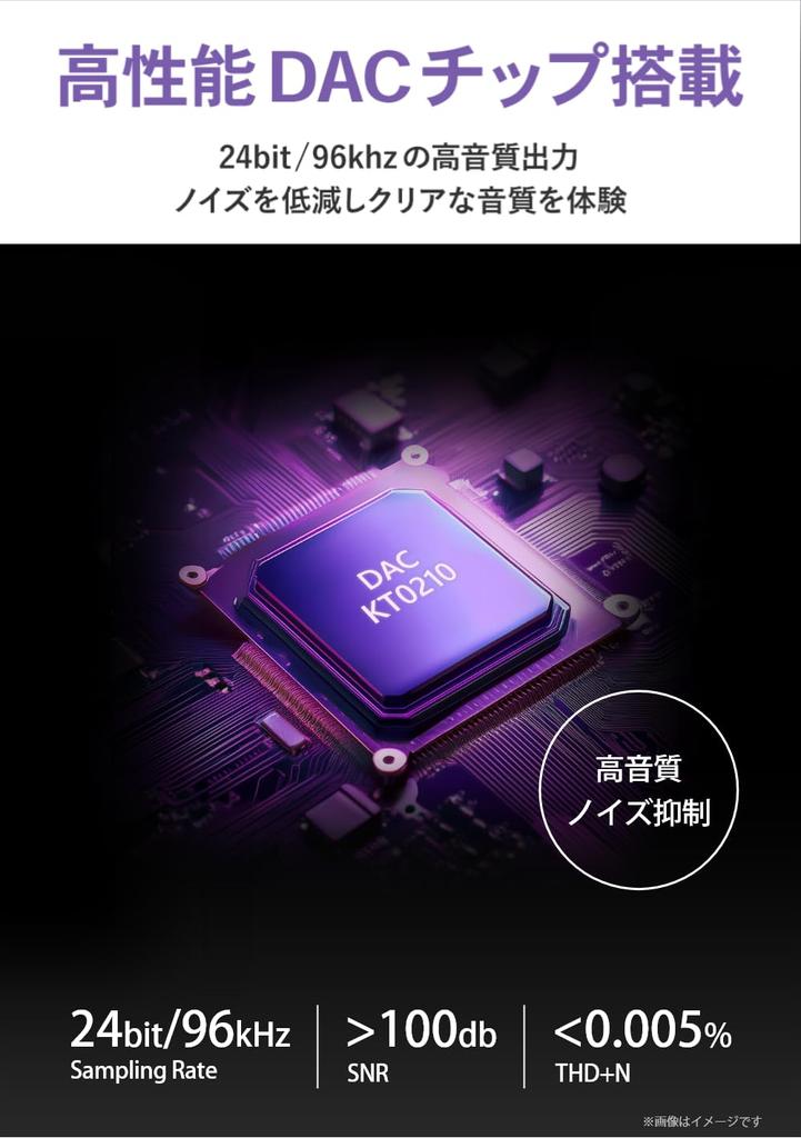 NOSTALSIC USB Audio Conversion Adapter to External Sound Card Equipped with DAC Compatible with Direct Plug Type 3 Pole Only Earphones Compatible with