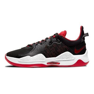 Мужские кроссовки PG 5 Bred, черно-белые, университетский красный CW3143-002