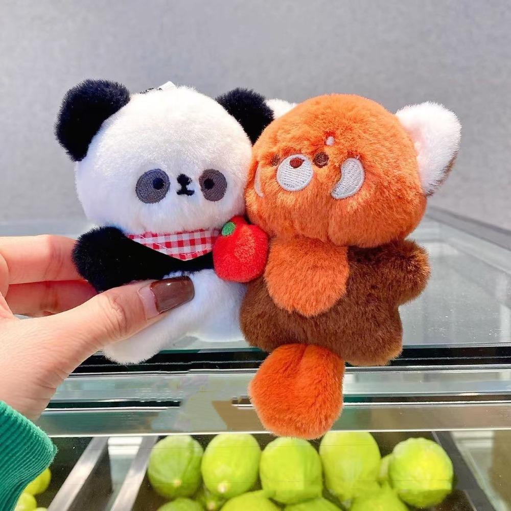 Hanging Ornament Couple Keyring Gifts Panda Cat Stuffed Pendant  Holiday Gift