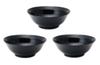 Yamago Pottery Ramen Bowl Ramen Bowl Стильный набор для приготовления рамена, черный, 3 предмета, 1050 мл, Mino Ware Takumi, черная глазурь для лапши (Набор из 3 шт.)