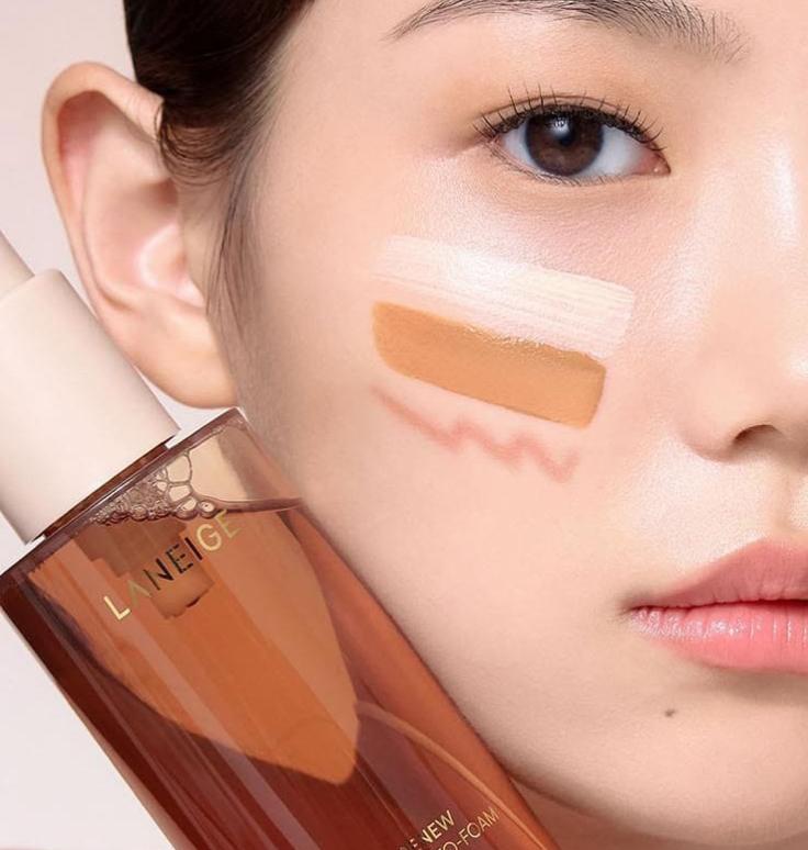 LANEIGE Perfect Renew Nourishing Oil To Foam Cleanser 200ml – Dual Action Makeup Remover & Cleanser