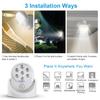 7leds Motion Light 300lm Вращение на 360 градусов Крытый беспроводной регулируемый прожектор с активированным датчиком