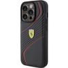 Ferrari Fehcp15Lptwk Iphone 15 Pro 6.1 Czarny/Black Hardcase Twist Metal Logo