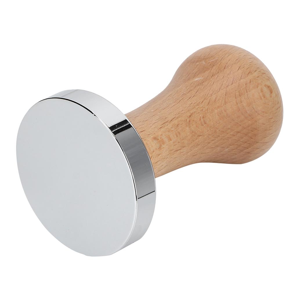Wood Handle Coffee Tamper Stainless Steel Espresso Coffee Powder Press Hammer Coffee Accessories