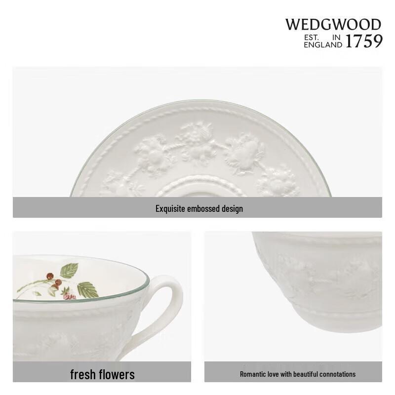 Wedgwood Joyful Holiday Raspberry 5-Piece Dinnerware Set