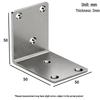 Stainless Steel 90-Degree Corner Brackets