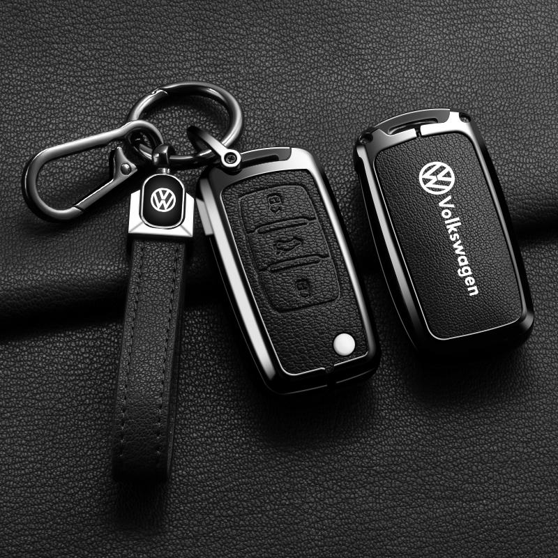 For VOLKSWAGEN VW Car Zinc Alloy Key Case Cover Shell For Volkswagen VW Polo Bora Beetle Tiguan Passat B5 B6 B7 Golf EOS Scirocc