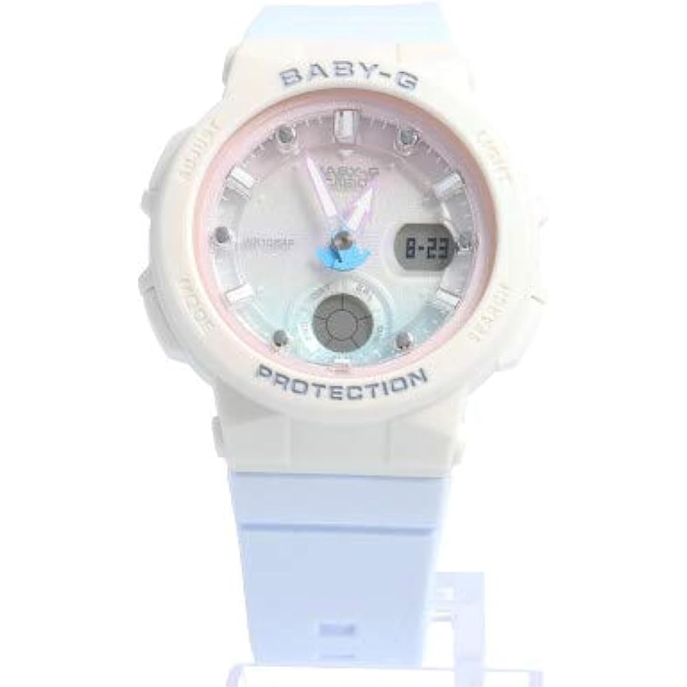 Casio Baby-G BGA-250-7A3 Women's Watch White Analog Quartz Overseas Model
