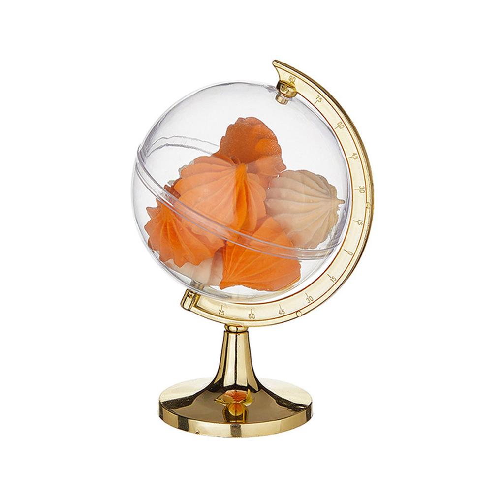 12pcs Miniature Globe Candy Containers Eye Catching Mini Globe Candy Jars Suitable For Parties And Home Decoration