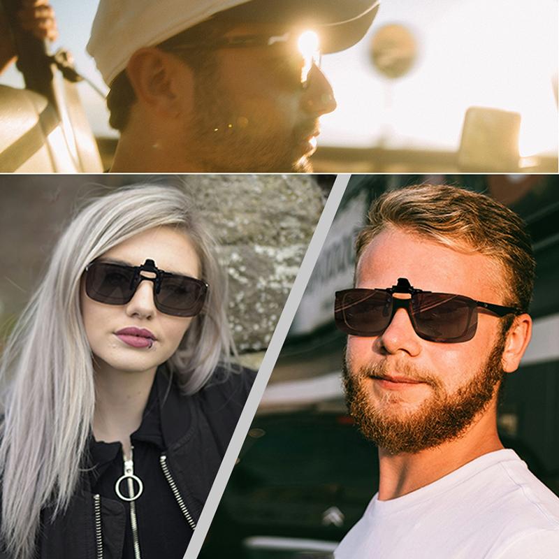 Клипсы для очков ночного видения Простые Уникальные Модные Солнцезащитные очки для вождения Рыбалки Путешествия Солнцезащитные очки для активного отдыха Тени Клипсы для солнцезащитных очков Аксессуары Очки