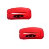 Set of 2, Fits Honda S660 JW5 Model H27.4~ Seat Belt Buckle Cover, Silicone Material, Dustproof, Stain Resistant, Red