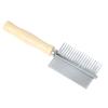 Cat Comb Stainless Steel Cat Brush Dog Hair Brush Wood Handle Pet Hair Remover Cats Comb Pet Grooming Cleaning Tools Accessories