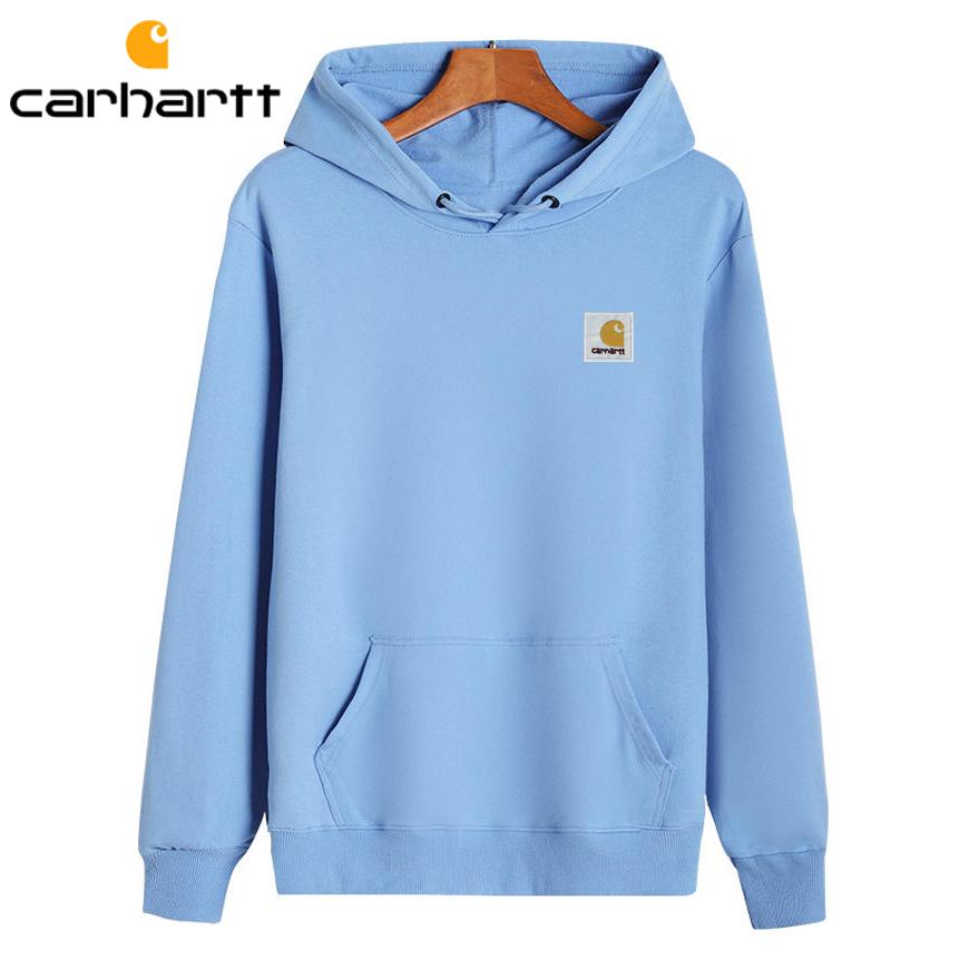 carhartt 2025 New Spring and Autumn Plus-size Thin Style Cloth Sticker Logo Cotton Hooded Couple Hoodie
