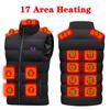 Unisex Smart Heated Vest: USB Electric Winter Warmth
