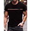 Мужская летняя деловая повседневная удобная футболка-поло в нескольких стилях, модная 3D-футболка - мягкая ткань из полиэстера средней эластичности, летняя мужская одежда свободного кроя