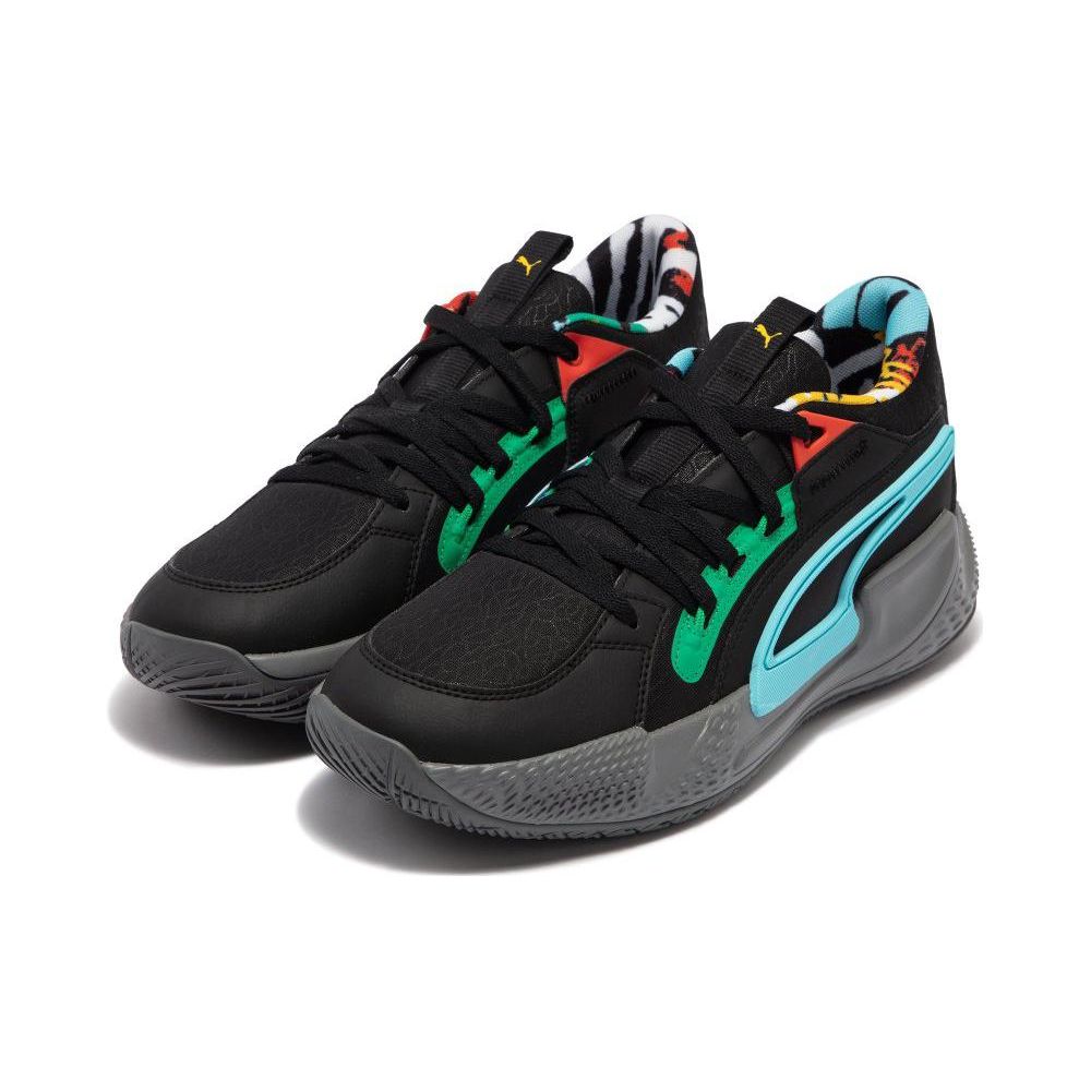 Puma Кроссовки Court Rider Chaos Block Party Мужские Черные Чугунные 378265-01