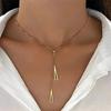 Transparent Fishing Line Necklace for Women Personality Zircon Love Heart-shaped Invisible Clavicle Chain Fashion Jewelry GIfts