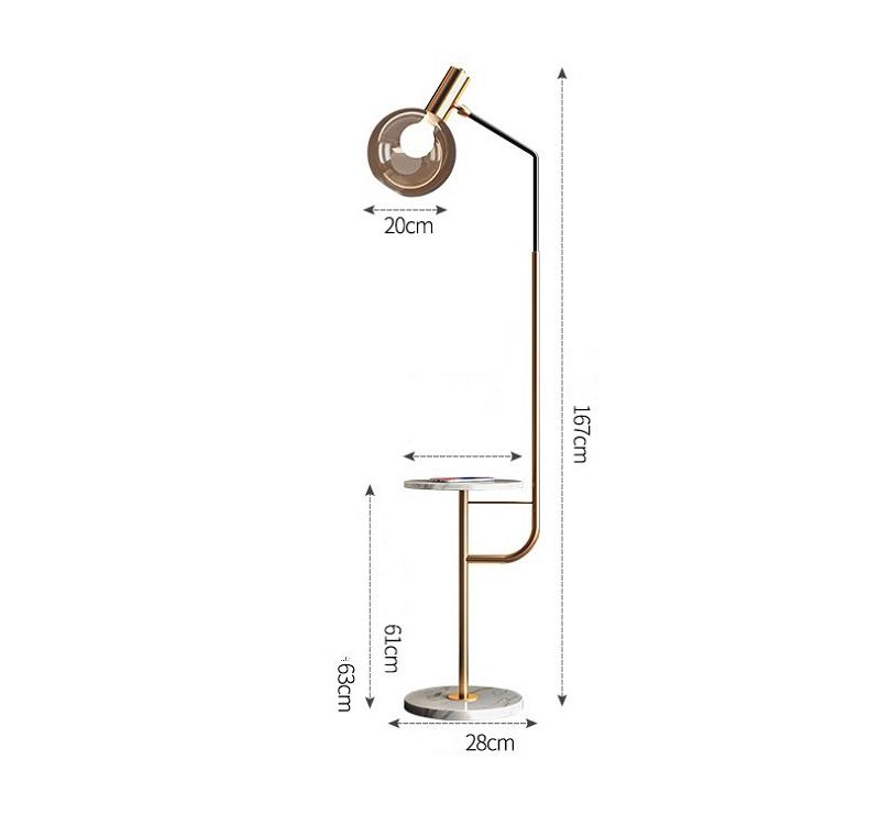 Торшер современный простой северная Европа гостиная спальня светодиодный светильник чайный столик прикроватная лампа полный торшер