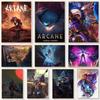 Популярная анимация Arcane L-LOL серия игровых персонажей постеры и принты печать на холсте настенное искусство картина гостиная домашний декор